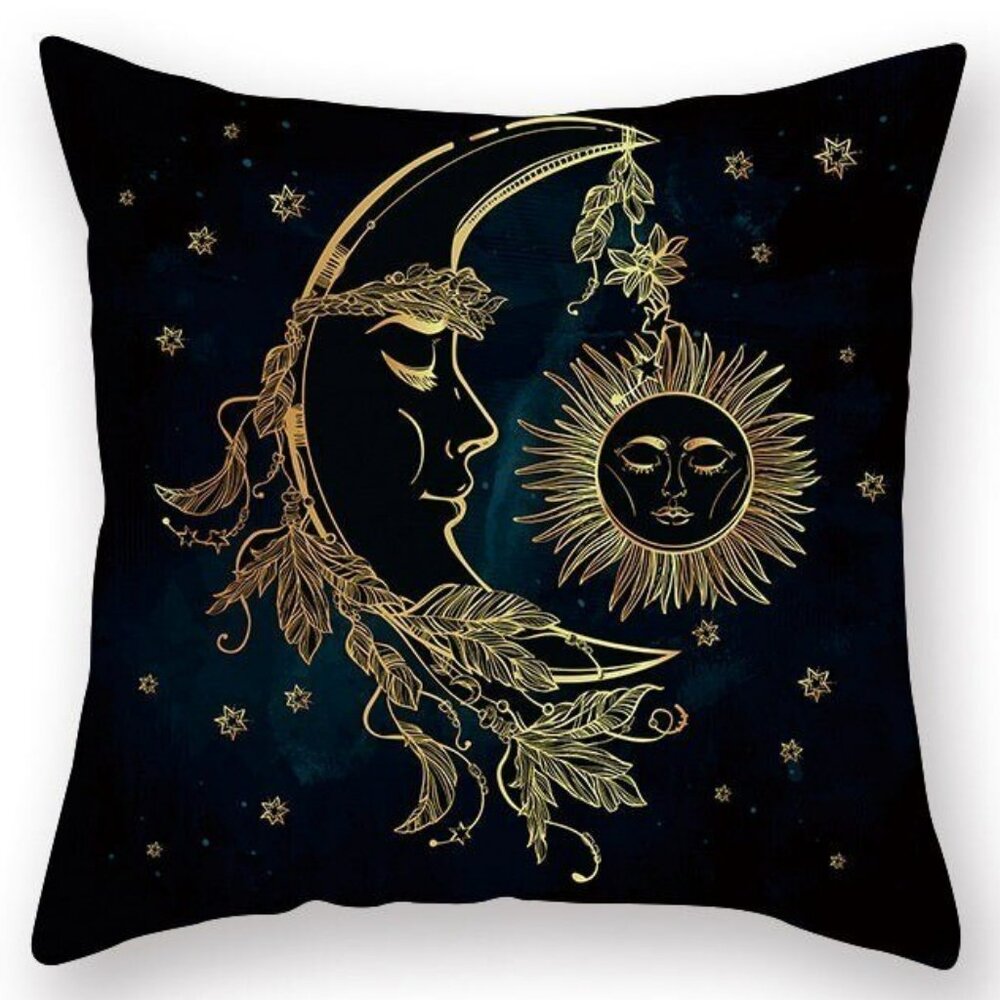 Moon & Sun Pillow Cover